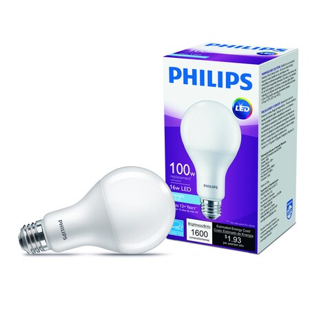 Philips Led A19 16W 100W Eqv Dl 550525
